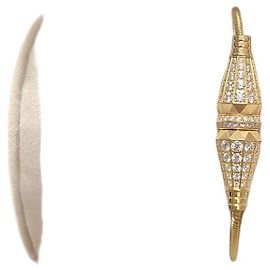 Bracciale Jack de Boucheron in oro con diamanti interi, wrap unico