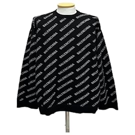 All-over-Logo-Kaschmirstrick - Balenciaga