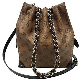 Louis Vuitton Bauletto Noe in tela Monogram Reverse