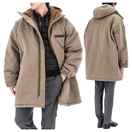 Acne Logo Patch Shearling Oversized Hoodie mit Polsterung CXX