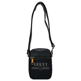 Gucci Mini borsa a tracolla Web Logo Print