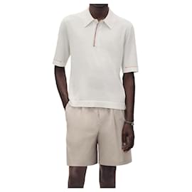 Poloshirt für Herren mit Bartack-Details - Hermès