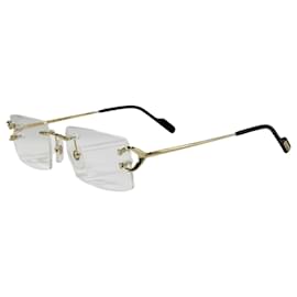 Randlose Brille Gold - Cartier