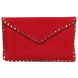 Clutch Rockstud Envelope Rossa - Valentino