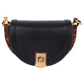 Fendi Mini bolso de hombro Moonlight bañado en oro FF