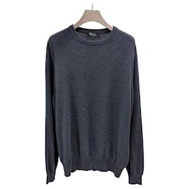 Grauer Kaschmirstrick - Loro Piana