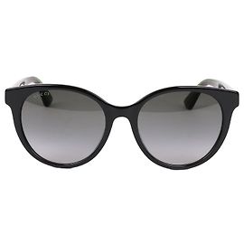 Gucci Gafas de sol unisex con logotipo lateral de tres líneas