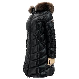 Moncler Fulmarus Fox Fur Women's Long Down Jacket
