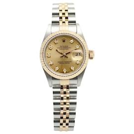 Datejust Damenuhr aus erster Hand, kombinierte Uhr nach Einstellung, Diamant, Geburtsurkunde - Rolex