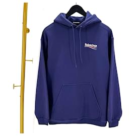 Felpa con cappuccio a maniche lunghe con logo Wave - Balenciaga