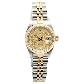 Rolex Datejust Original Computer Dial Diamond Women's Combo Uhr mit Geburtsurkunde