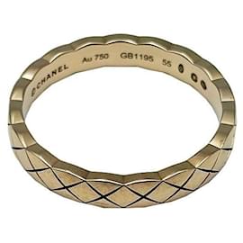 Chanel Anillo Coco Crush Mini en oro rosa Talla