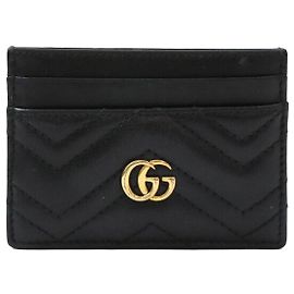 Gucci Portacarte trapuntato nero