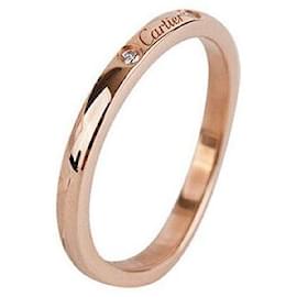 Cartier Ballerina Ehering Roségold Diamant Größe