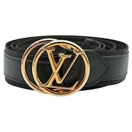 Louis Vuitton Ledergürtel mit Kreis-Muster
