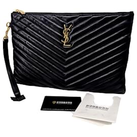 Clutch Monogram Nero Medium - Saint Laurent