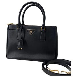 Prada Borsa Tote Saffiano Lux Borsa a Spalla Nero