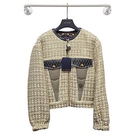 Louis Vuitton Chaqueta de Tweed Lurex con mangas de volantes