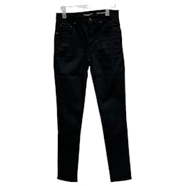 Jeans skinny in denim nero usati - Saint Laurent
