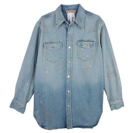 Camicia in denim oversize Acne Dirty