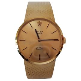 Rolex Reloj Geneva Cellini en oro amarillo para mujer