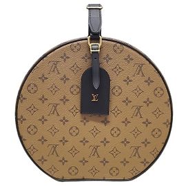 Louis Vuitton Bolsa Tote Hatbox em canvas Monogram Reverse