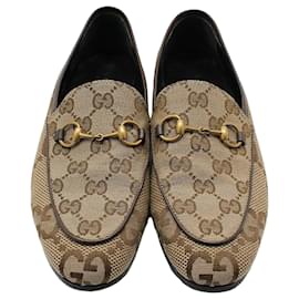Gucci Mocassino Jordan in tela GG con morsetto dorato