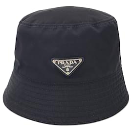 Rina Nylon Bucket Hat mit Dreieckslogo - Prada