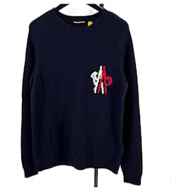 Moncler Genius Wollstrickpullover Navy