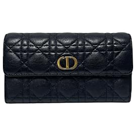 Cartera Larga Cannage Caro Negra - Dior