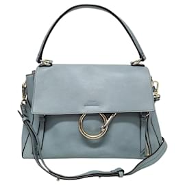 Borsa Payday in pelle di vitello blu Medium - Chloé