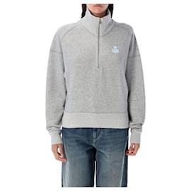 Sweatshirt mit halbem Reißverschluss mit Logo GYIB - Isabel Marant