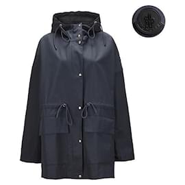 Parka de algodón Moncler Gaillon Azul marino
