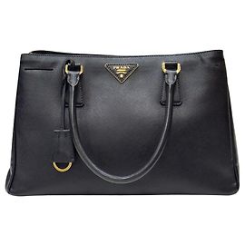 Prada Borsa Tote Small Galleria Saffiano Nera