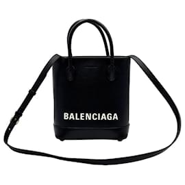 Balenciaga Tote Everyday in pelle nera XXS