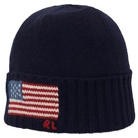 Ralph Lauren Flag Strickmütze