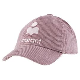 Cappellino in velluto a coste con logo Tyrone ricamato - Isabel Marant