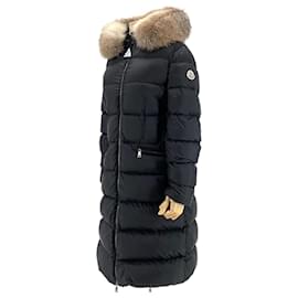 Giacca lunga in piumino con pelliccia di volpe Boeidic - Moncler