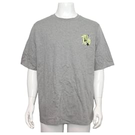 Kurzärmeliges Herren-T-Shirt Mini Patch Grau - Hermès