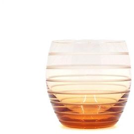 Hermès Set de verres Old Fashioned en cristal Amber Fanfare