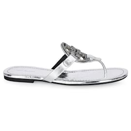 Sandali e ciabatte Miller da donna (Silver) - Tory Burch