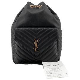 Saint Laurent Zaino Monogram JOE Nero