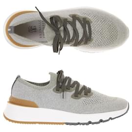 Sneakers in cotone - Brunello Cucinelli