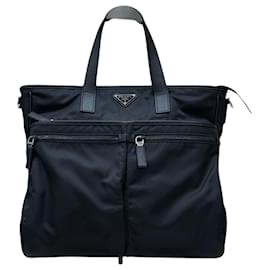 Borsa tote in nylon nero - Prada