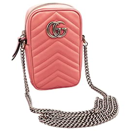 Gucci Borsa a tracolla mini GG Marmont trapuntata