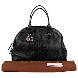 Gucci Große Seema Bowling Bowling Tote Bag in Schwarz