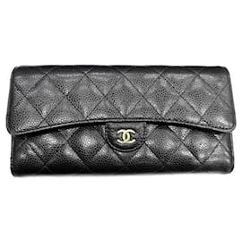 Chanel Caviar Classic Long Wallet