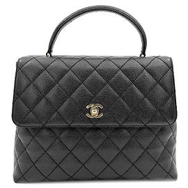 Chanel Bolso Tote de Asa Superior Caviar