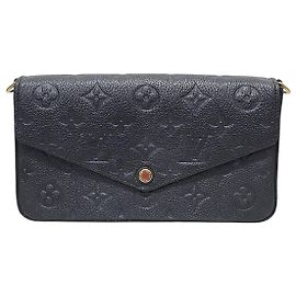 Louis Vuitton Pochette Felicie Empreinte nera con catena, borsa a tracolla