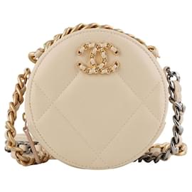 Chanel Mini borsa a tracolla rotonda in agnello